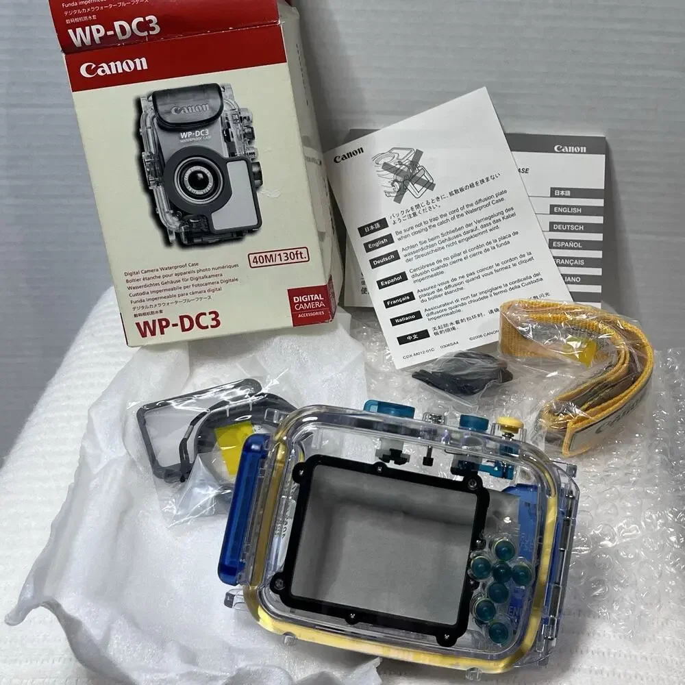 Genuine Canon WP-DC3 Digital Camera WaterProof Case 40M/130ft New In Box